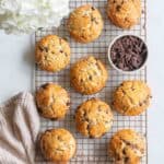 Scones on a cooling rack.