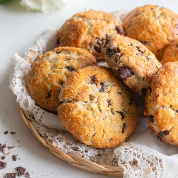 A plate of scones.